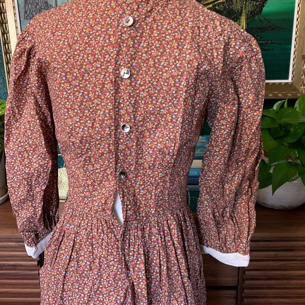 Vintage cottagecore dream dress ruffled hem - Picture 5 of 9